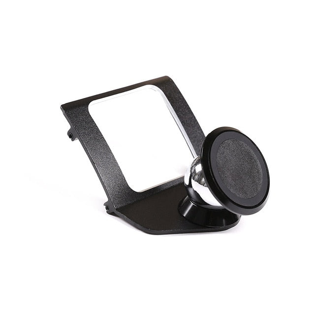 CHEYA Aluminum Alloy Car Center Console Air Vent Mobile Phone Holder for BMW 3 Series E90 E92 2005-2012 Car Accessories (Black) (Without LoGo)