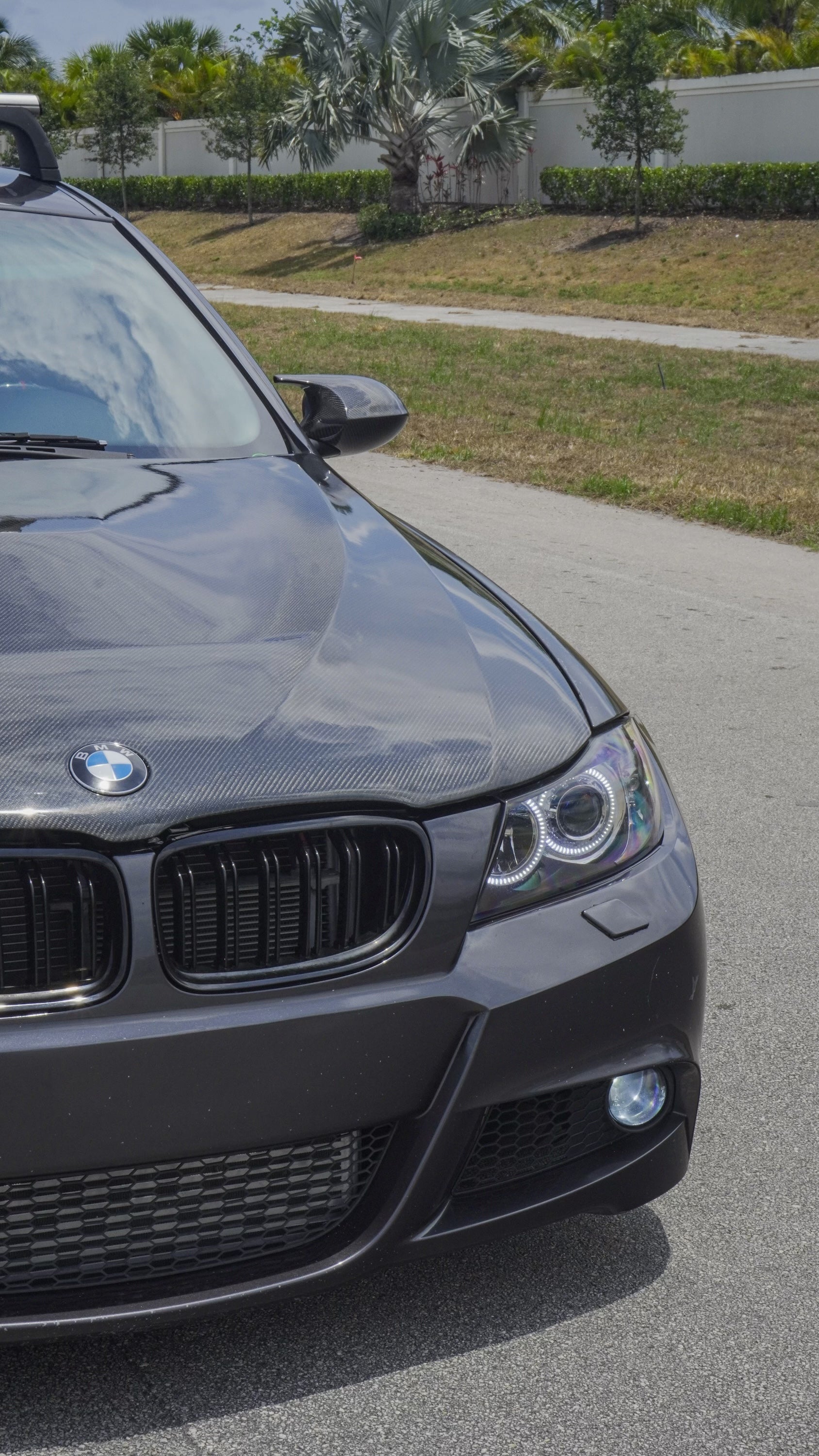 GTS Carbon Fiber Hood For BMW E90 LCI