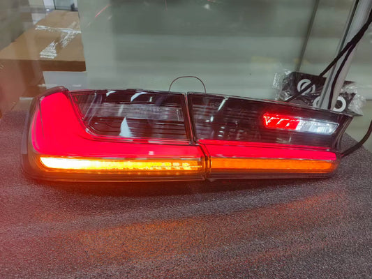 G80 smoked clear tail lights