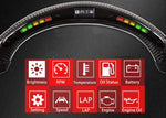 STEERING WHEEL BMW E46/E39 CARBON FIBER/ALCANTARA/LED SCREEN