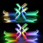 Iconic RGBW Chasing Bluetooth ControllerLED Angel Eyes for BMW E9x