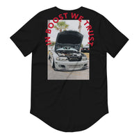 In Boost We Trust E46 M3 Boosted Curved Hem T-Shirt (Color Options)