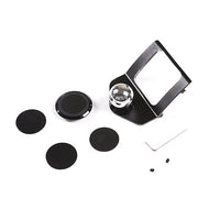 CHEYA Aluminum Alloy Car Center Console Air Vent Mobile Phone Holder for BMW 3 Series E90 E92 2005-2012 Car Accessories (Black) (Without LoGo)